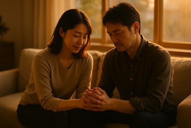 夫婦関係が修復している画像