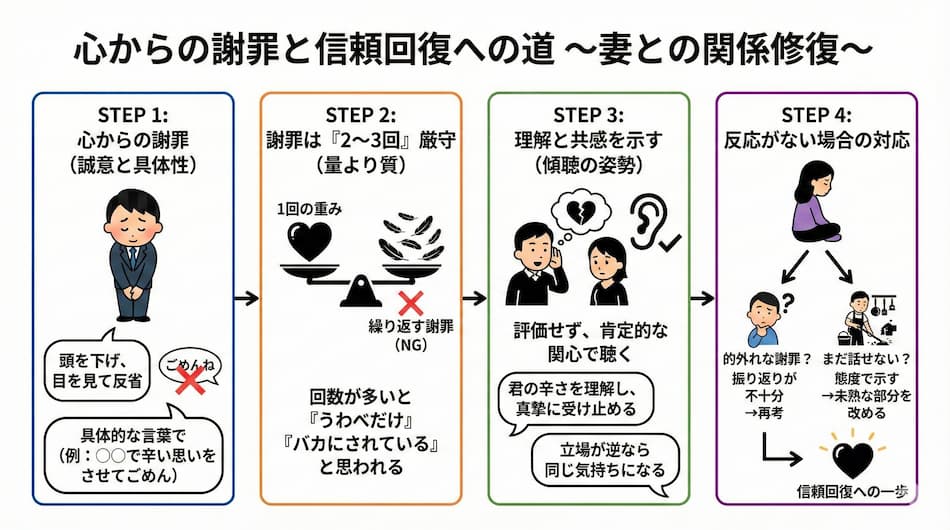 「妻への心からの謝罪」図解
