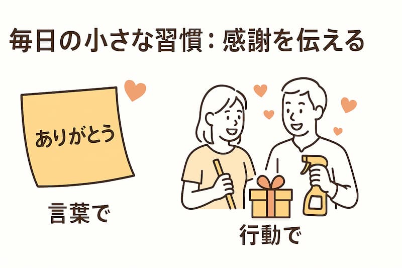 妻が目を合わせないときの対処法図解
