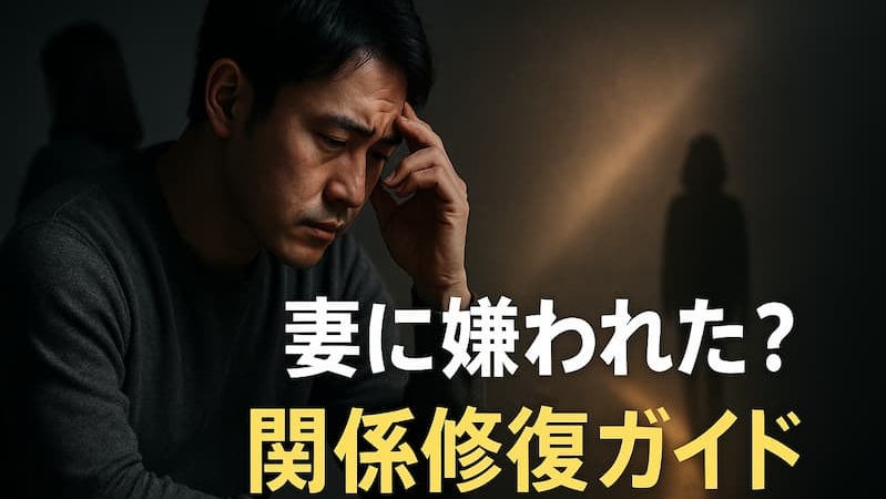 「妻から嫌われた…」絶望からの関係修復｜チェックリスト・NG行動・成功の鍵 