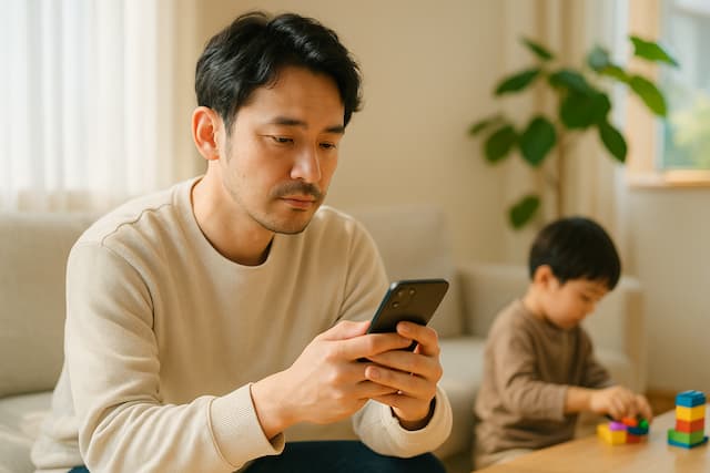 「妻が実家に帰った日 当日連絡の例文」イメージ画像3