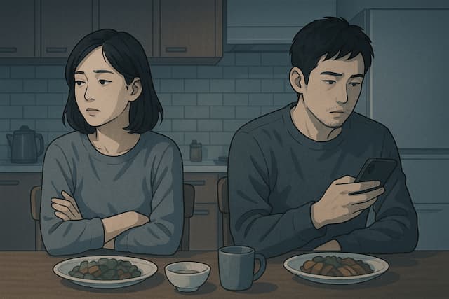 「妻から愛情を感じない　夫に愛情がない妻の態度」イメージ画像2